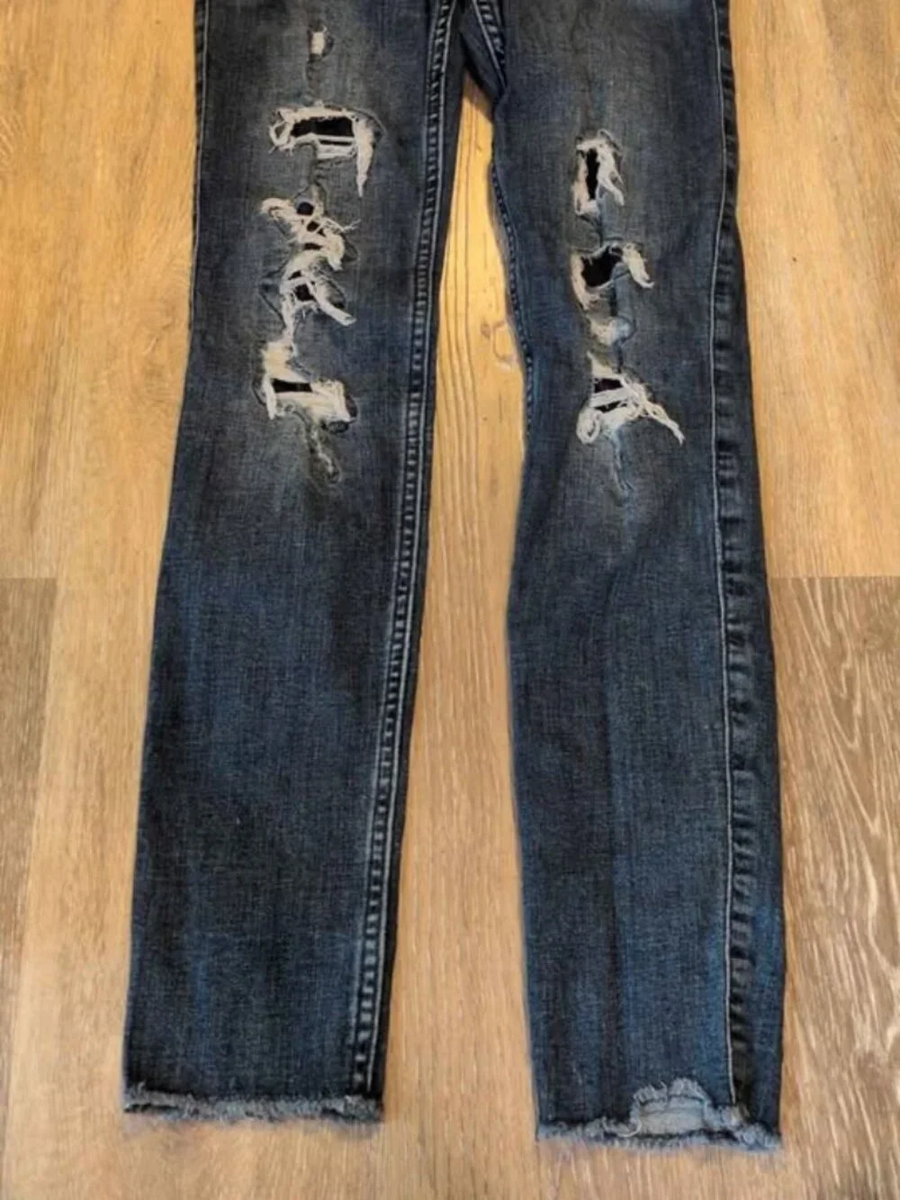 Abercrombie Kids High-Rise Ripped Distressed Jean Leggings Size 13/14